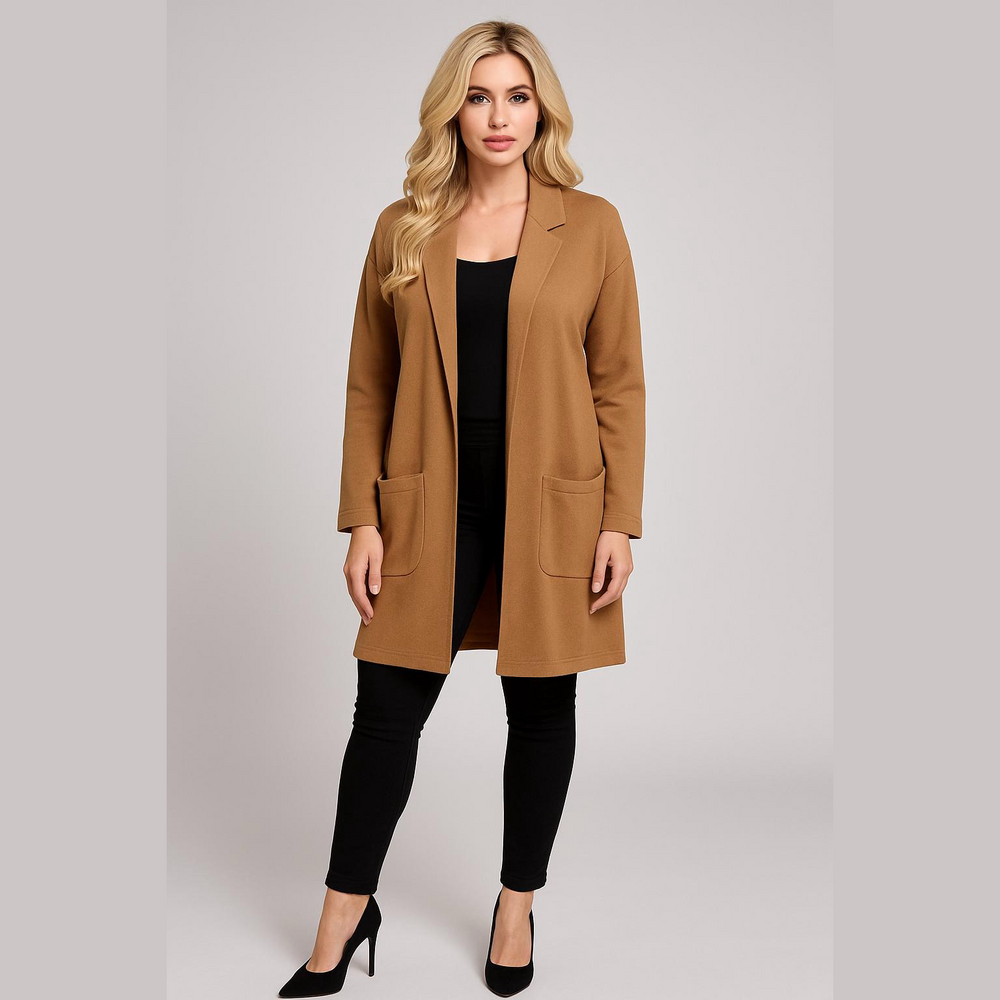 🎁LOFT Camel Knit Cardigan